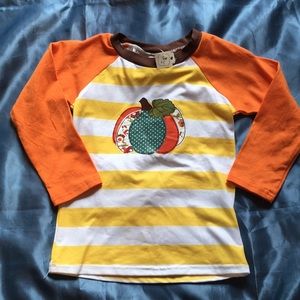 Fall Pumpkin Long Sleeve Girl Top size 2T